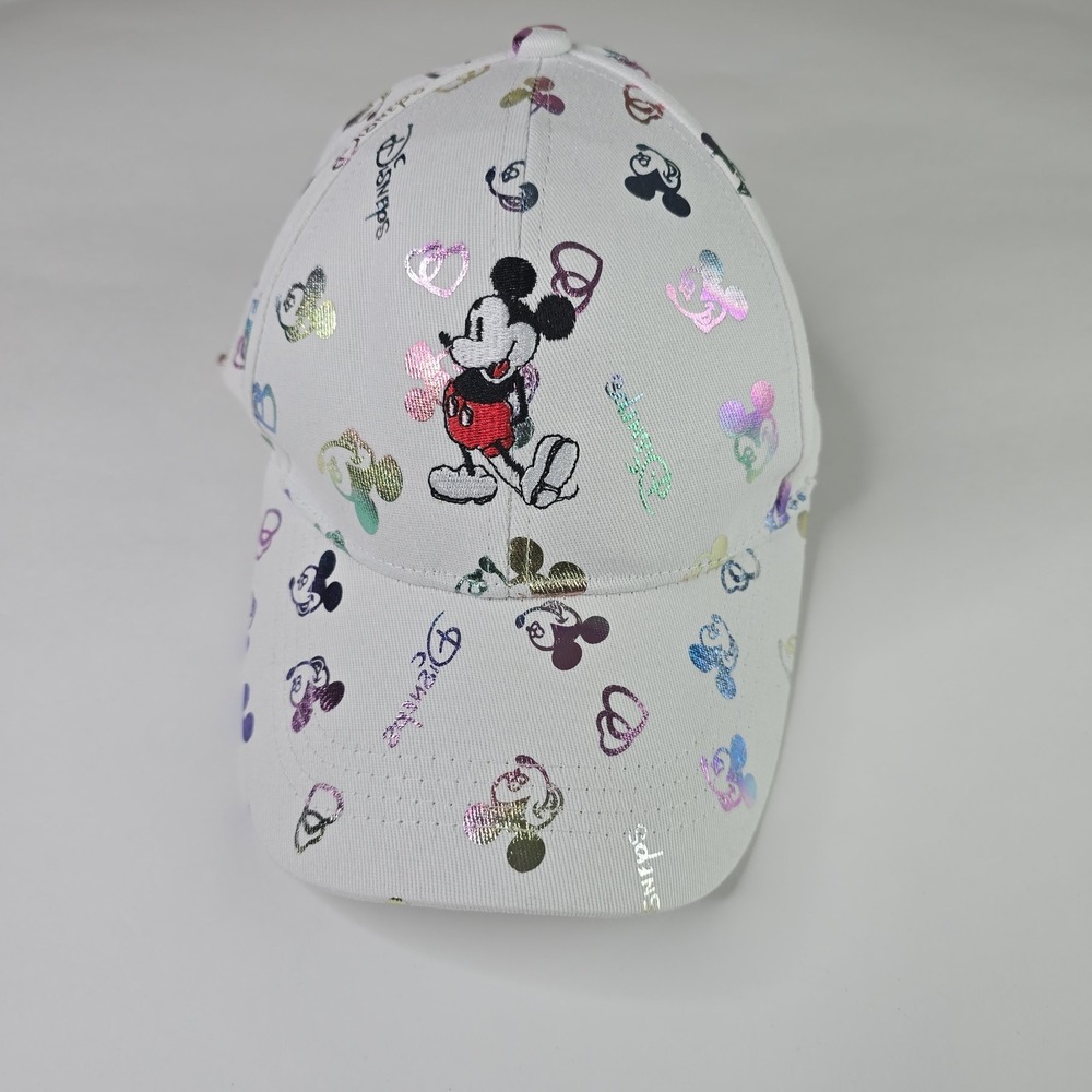 Disney Mickey Womens Mouse Hat Cap Adjustable Strap Back Fila NYC Walt Disney
